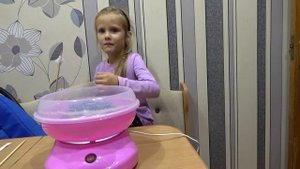 Делаем сладкую вату. Самый маленький аппарат сахарной ваты. Milana Like