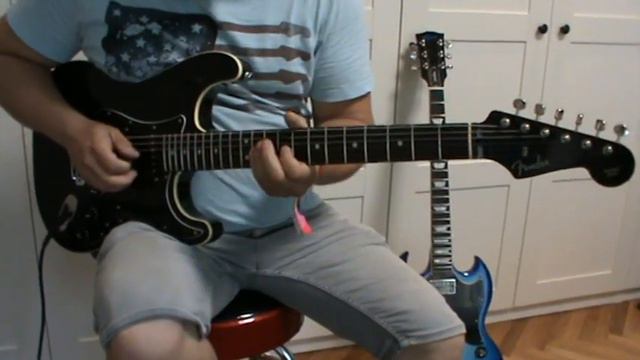 Fender Aerodyne Stratocaster Black 2002-2004 Japan Fujigen Soundcheck смотреть онлайн