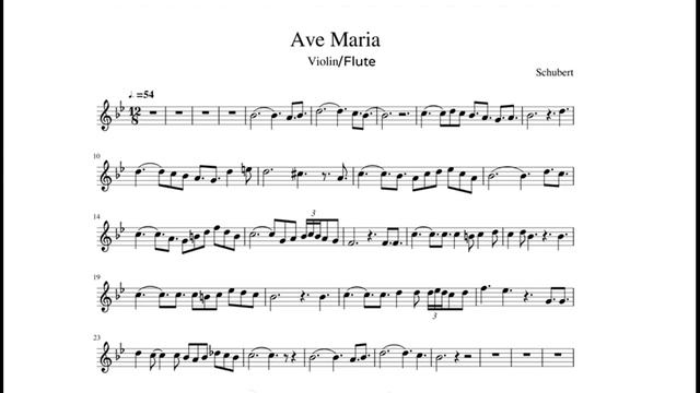 F Schubert AVE MARIA /accompaniment,play along смотреть онлайн