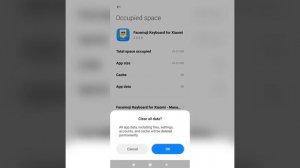 How to uninstall facemoji ?% keyboard for xiaomi?