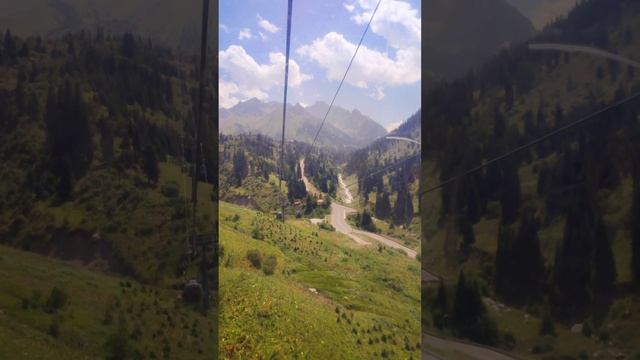 Канатная дорога Алматы. Cable car Almaty.