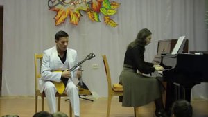 Винят меня в народе Александр Воронище балалайка и Вера Латышева фортепьяно