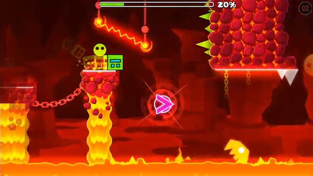 Пытаюсь пройти уровень Fingerdash в Geometry Dash на 100% процентов смотреть онлайн