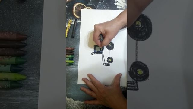 Рисование в ст.гр." Труд людей весной. Трактор" смотреть онлайн