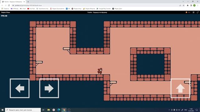 Pauline - Создаю свой хардкорный платформер для мобильных браузеров. Добавил шипы и батуты!