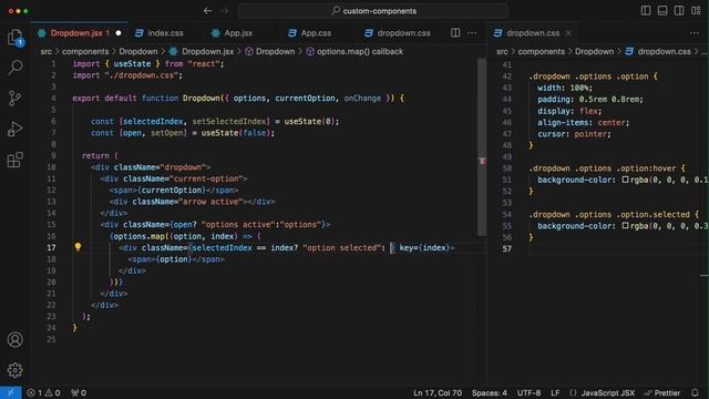 Build a Custom Dropdown | Select Menu | with Reac JS+Vite | React Custom Component смотреть онлайн