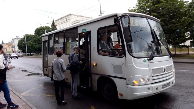 Орёл автобус ПАЗ маршрут 10 смотреть онлайн