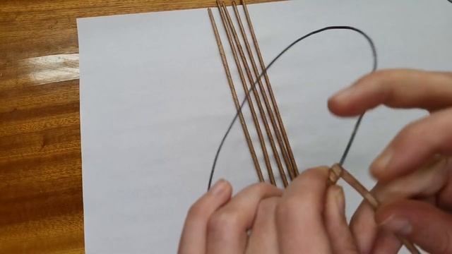 Как сплести дверь для Домика-Корзинки из газетных трубочек. DIY.