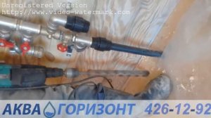 ввод воды в дом от скважины на воду