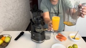 Моя новая помощница на кухне ?? Шнековая соковыжималка Wollmer J310/ делаю вкусные соки и сорбет ?