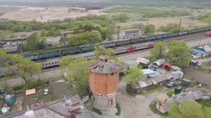 Водонапорные башни с. Раздольное. Приморский край.