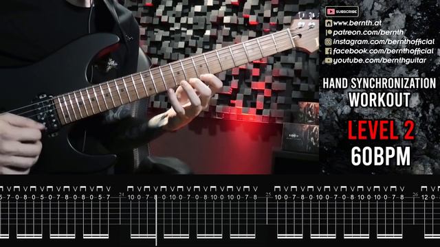 Best 5 MIN Alternate Picking WORKOUT! (Hand Synchronization, Speed, Endurance)