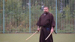 Генко Ниторю кендзюцу в первопрестольной. Успеть снять видео до дождя...