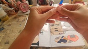 Бумажная тока бока. Расставляем аксессуары. @Moducknet