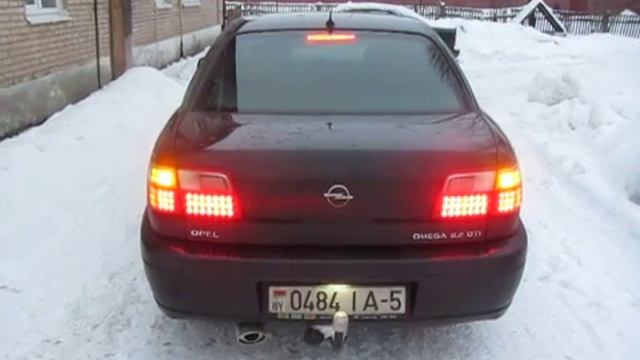 тюнинг задних фонарей Opel Omega.avi смотреть онлайн