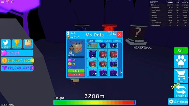 I BUY 500+ SLOTS GAMEPASS UPDATE 2 (ROBLOX Bubble Gum Simulator) смотреть онлайн