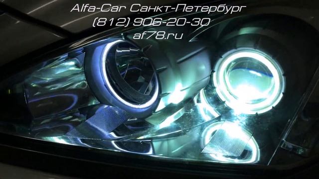 Тюнинг Ssang Yong Kyron. Ангельские глазки COB в ALFA-CAR смотреть онлайн