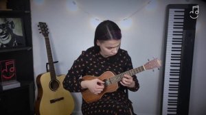 Ульяна Вервекина - Луч Солнца Золотого ( Серенада Трубадура ukulele cover)