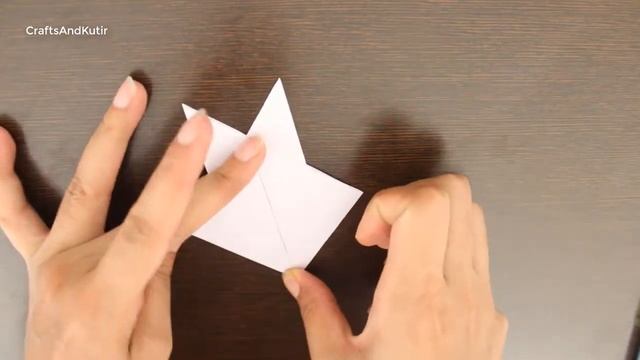 DIY - How to Make an Origami Bunny Face | Rabbit Head | Easter Bunny смотреть онлайн