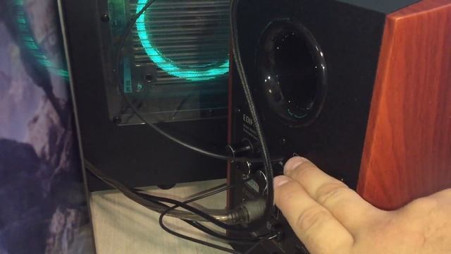 Edifier R2000DB полный обзор и подключение к Creative SOUND BLASTERX G6 смотреть онлайн