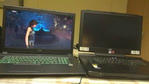Clevo P870km vs  [Clevo 970td] Hasee GX8 CU5DA Clevo  04 Дуал канал на Hasee 80 FPS