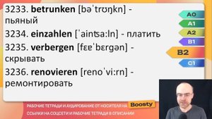 Все 1100 немецких слов - практика. Учим немецкий язык B2 Немецкие слова  Уроки немецкого языка