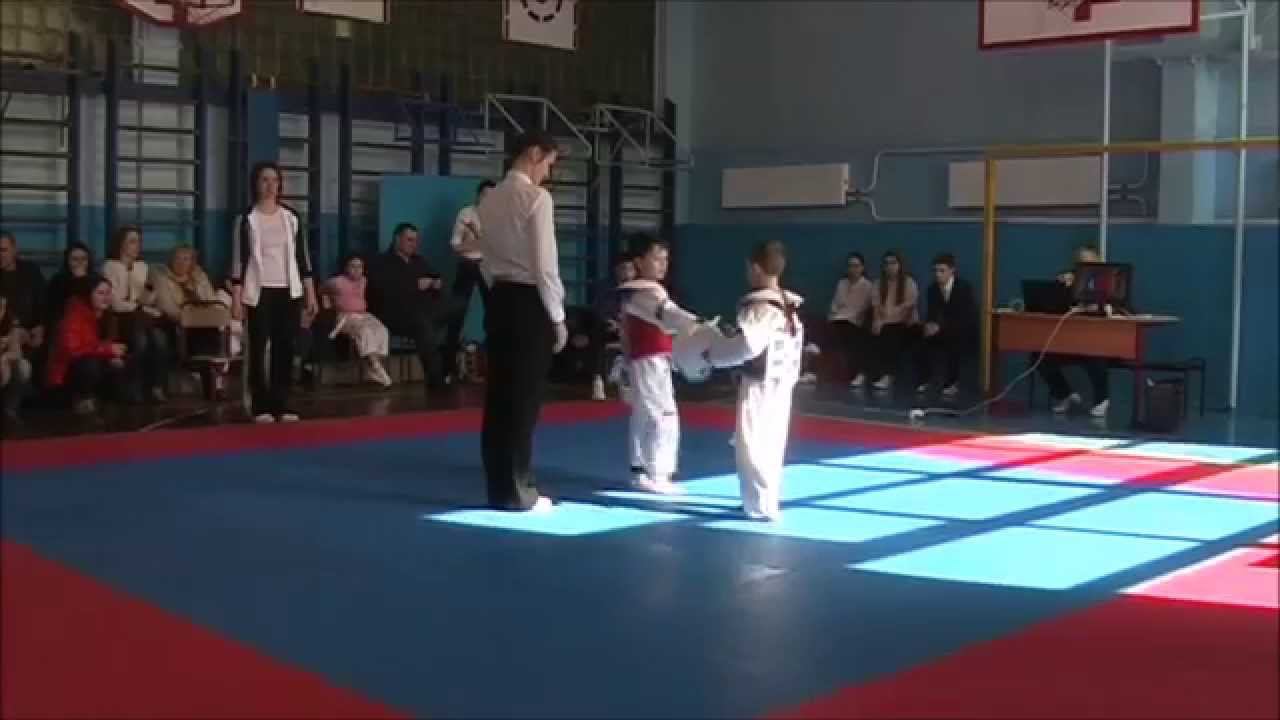 Taekwondo WTF. V Открытое Первенство района Кузьминки. 29.03.2015. Русаков-Костриков.