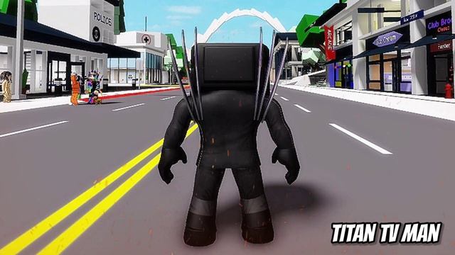 Aku Membuat TITAN TV MAN Di Brookhaven W/codes - Roblox Part 7 смотреть онлайн