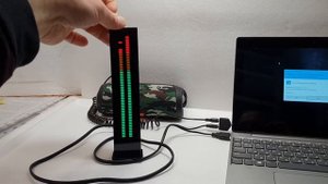 Индикатор уровня громкости звука визуализация UV m