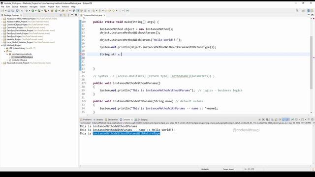 #29  Static and Non Static Methods in Java | Detailed discussion about methods in Java