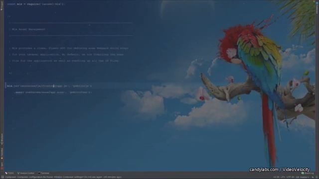 Laravel setup - First View, Controller, Mix, Bootstrap смотреть онлайн