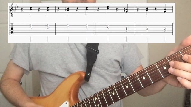 PACMAN - GORILLAZ GUITAR TUTORIAL смотреть онлайн