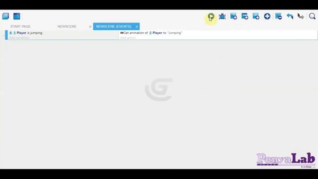Tutorials GDevelop 5: Animar jugador a saltar i córrer