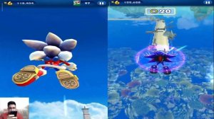 Sonic Dash - Snowdrift Sonic VS Sir Shadow _ Movie Sonic vs All Bosses Zazz Eggman