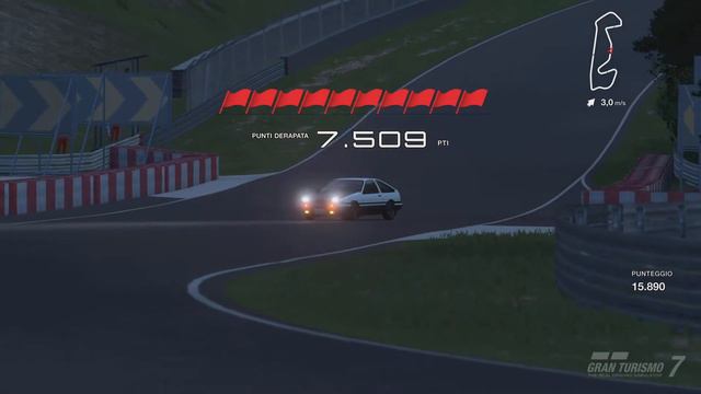 Gran Turismo 7 - AE86 drifting @Sardegna road circuit смотреть онлайн