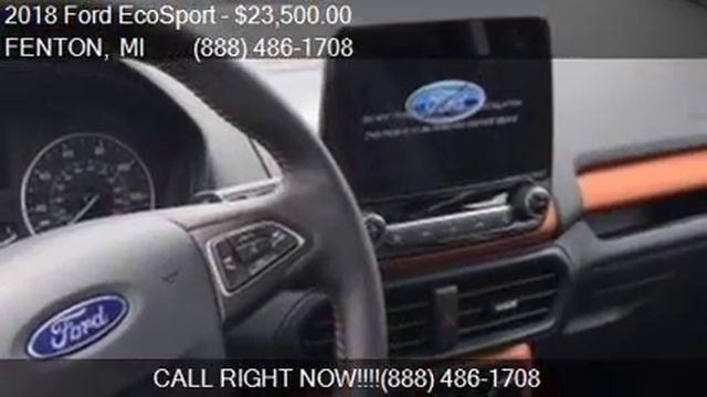 2018 Ford EcoSport SES AWD 4dr Crossover for sale in FENTON