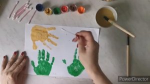 Рисование "Лето в детских ладошках" (нетрадиционная техника)