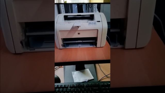 тест лазерного принтера нр LaserJet 1018