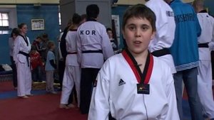 Экзамен на присвоение черного пояса. Taekwondo