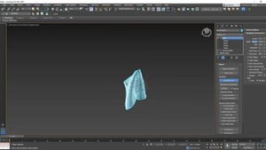 Создание висящего полотенца - ткани 3DsMax часть 3
