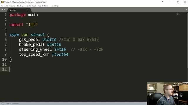 Structs - Go Lang Practical Programming Tutorial p.6 смотреть онлайн