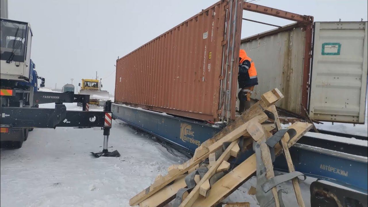 Автокран. Геморный контейнер C тентом, ответы на вопросы в комментариях.
