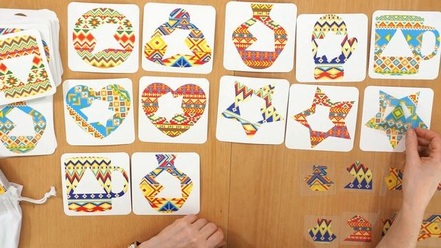 Игра "Собери целое" или "Заплатки" - visual thinking, пространственное мышление и орнаменты смотреть онлайн