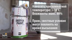 Белая маркерная краска Sketchpaint для дома и офиса | DIY: Magpaint