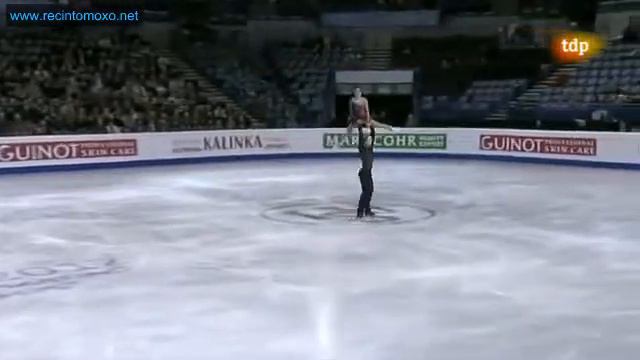 Danielle Montalbano and Evgeni Krasnopolski LP Sheffield European Championships 2012 смотреть онлайн