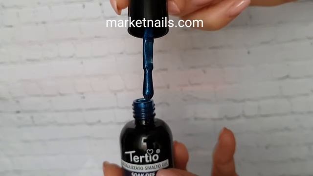 Гель лак кошачий глаз ногти, цвет Тертио 021 выкраска смотреть онлайн