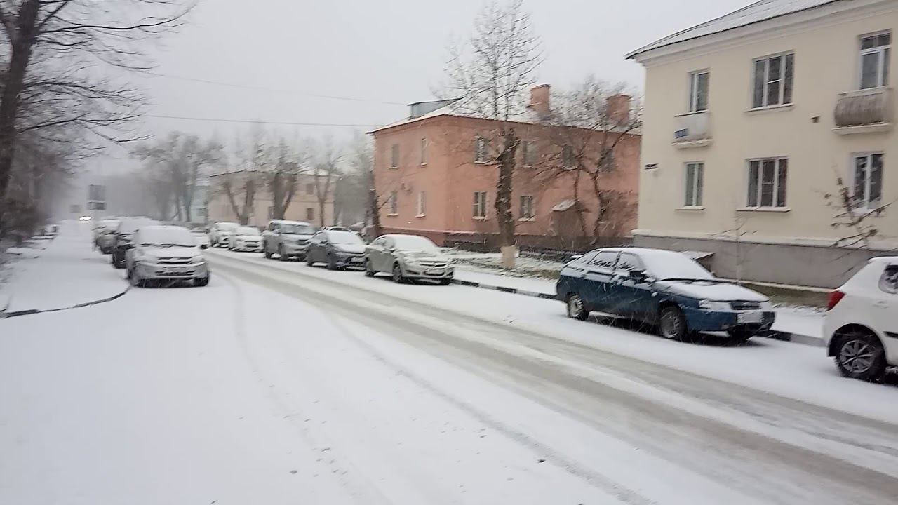 Нововоронеж. Снег.