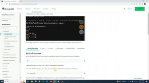 20230409 빅데이터와 NoSQL 13 MongoDB 데이터베이스 변경 Switch Database