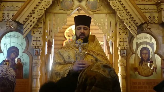 2014 .11.23. Проповедь протоиерея Валерия Волощука в Неделю 24-ю по Пятидесятнице смотреть онлайн