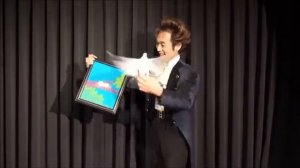 Фокус появления голубя с картины